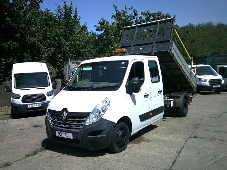 Renault Master 7 SEAT TIPPER,2017,17 REG,WHITE,ONLY 54,000 MILES,VERY CLEAN VAN