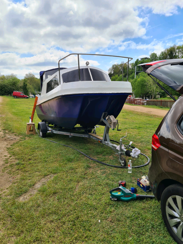 Dawncraft Dandy fishing river cruiser boat 19ft Tohatsu 30hp m30a 