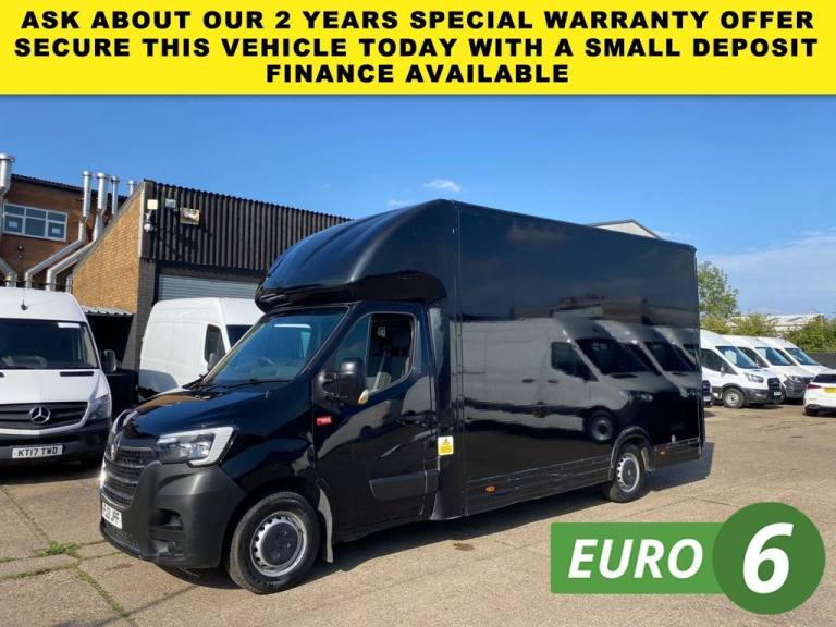 2021 21 RENAULT TRUCKS MASTER 2.3 DCI 35 LWB LUTON LOW LOADER 150BHP EURO 6 ULEZ