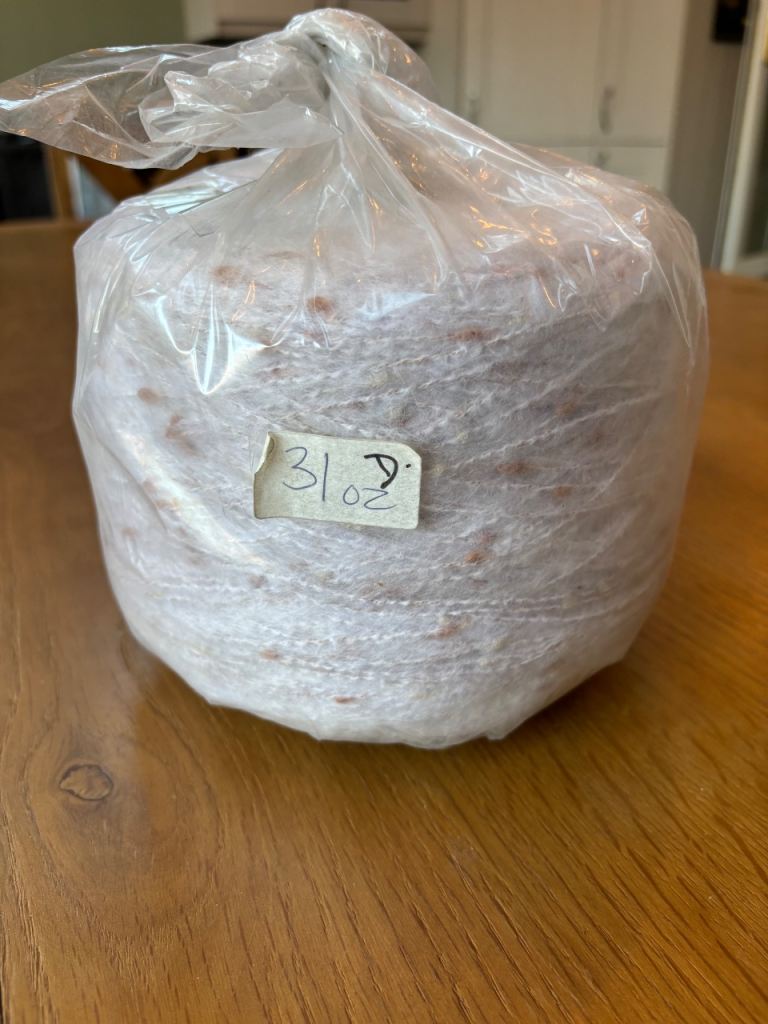 Machine knitting wool