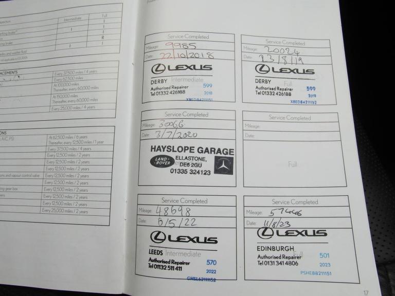 2018 Lexus NX 2.5 300h Luxury SUV 5dr Petrol Hybrid E-CVT 4WD Euro 6 (s/s) (197 ps) ESTATE Petrol...