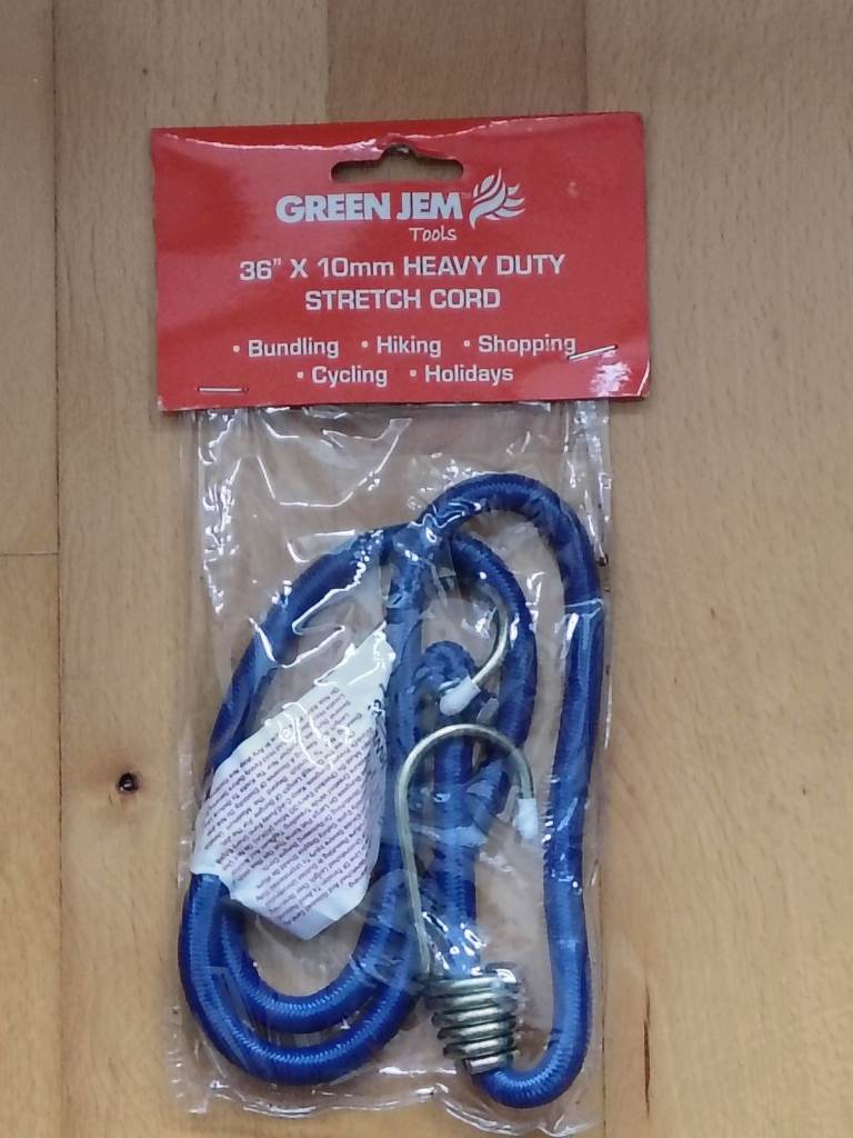 Green Jem Heavy Duty Bungee Stretch Cord 36'' x 10mm One Colour (One Size)