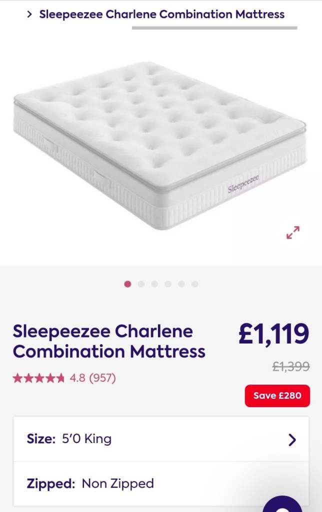 New Dreams Mattress King Size