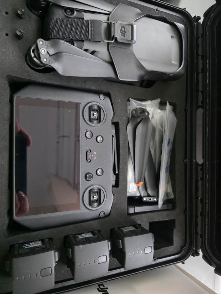 DJI Mavic 3 Fly More Combo + RC Pro — Replacement Drone, 5.6 hrs, Full Filter Kit + Hardcase