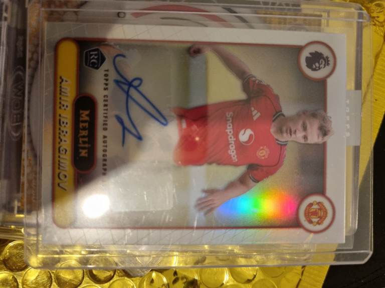 Topps Merlin Amir Ibragimov Autograph Football Card
