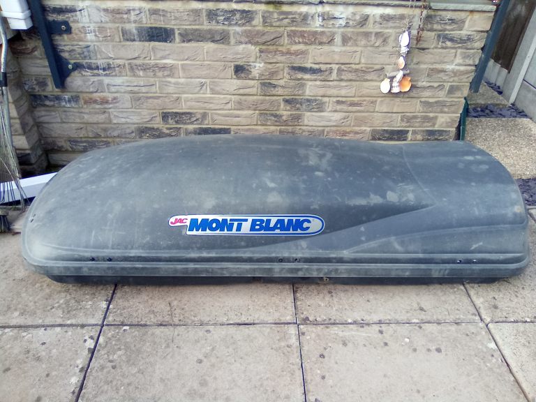 Mont Blanc Roof Box – Grey, Good Condition