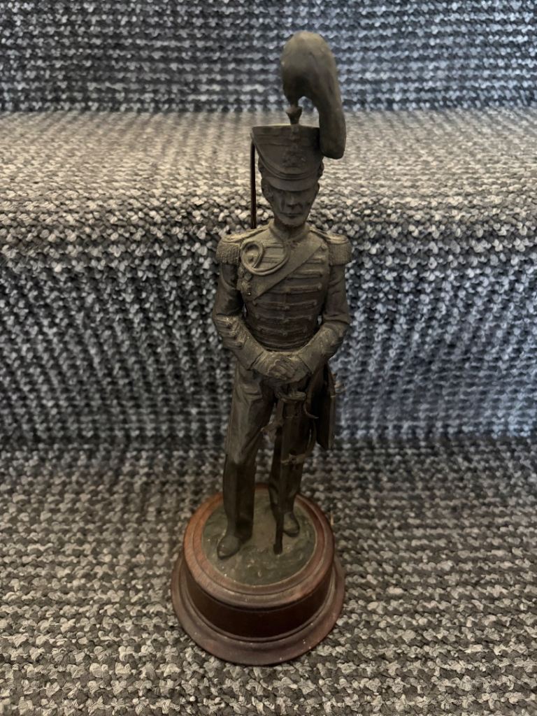 Peter Hicks Associates bronze Military Figurine – Good Condition