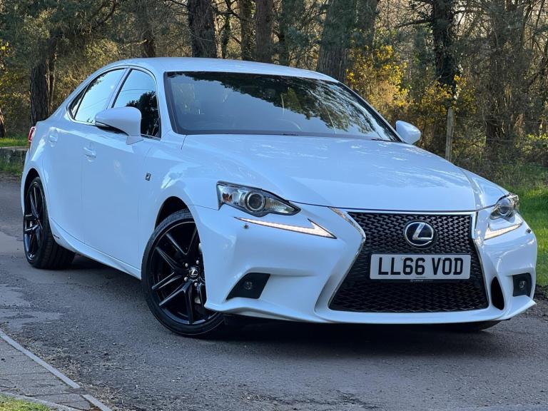 2016 Lexus IS 2.5 300h F Sport E-CVT Euro 6 (s/s) 4dr SALOON Petrol/Electric Hybrid Automatic