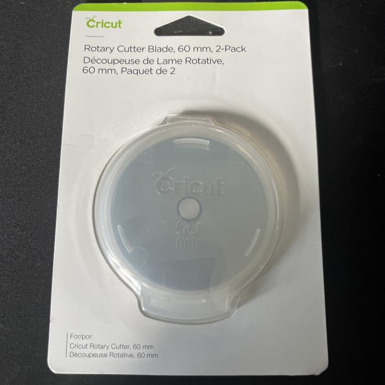 Cricut Rotary Cutter Blades 60mm Pack of 2 NEW