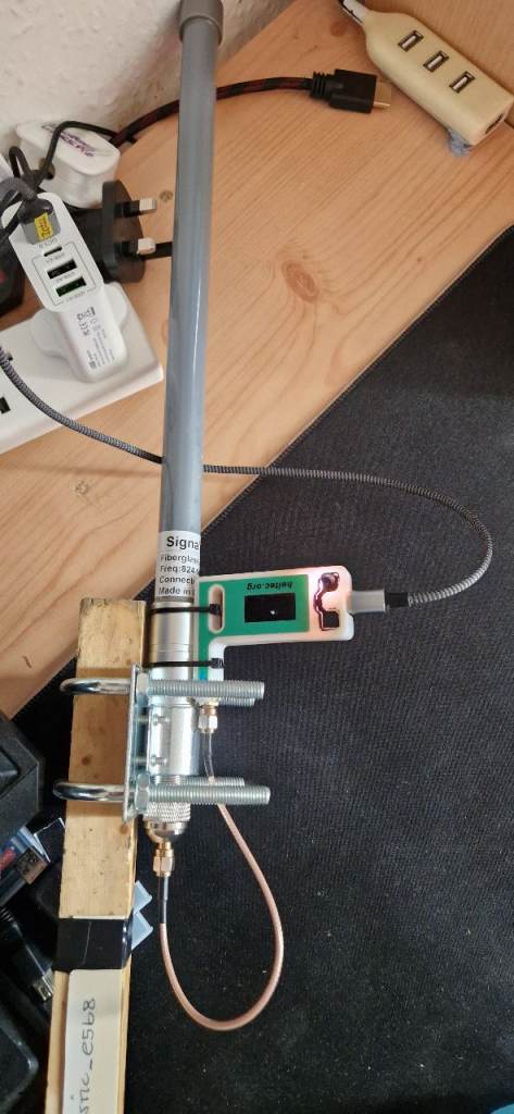 Meshtastic with 11.5dB antenna ready to use