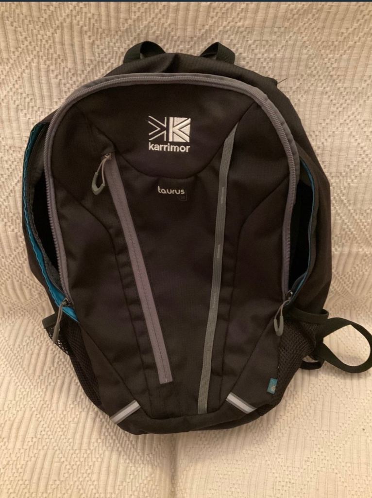 Karrimor Taurus 20 Black Rucksack - Almost New School Bag