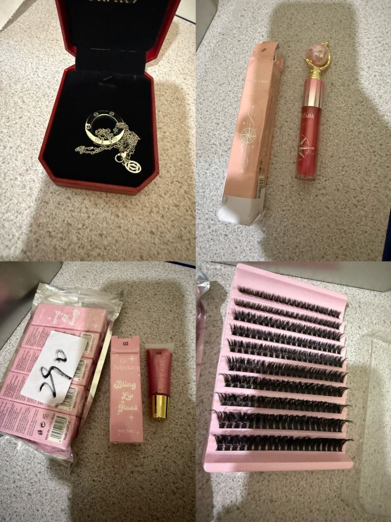 Perfume, jewellery, make up cheap price 