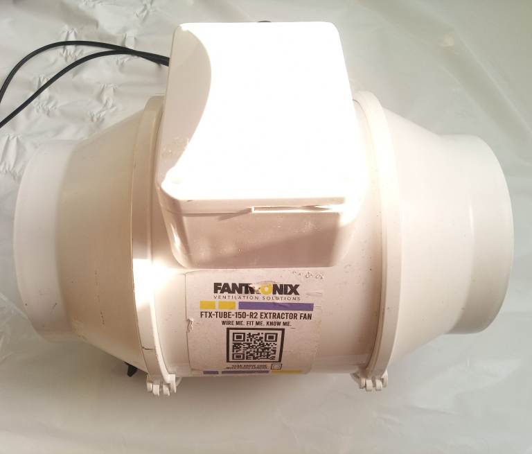 (£40) Fantronix 6 inch/150mm Extractor Fan - Bathroom/Kitchen/Hydroponics/Grow Tent