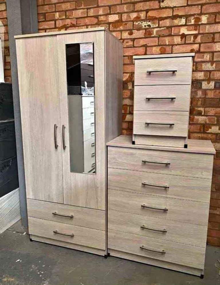 Simple 2 door wardrobe are available Fully Assembled