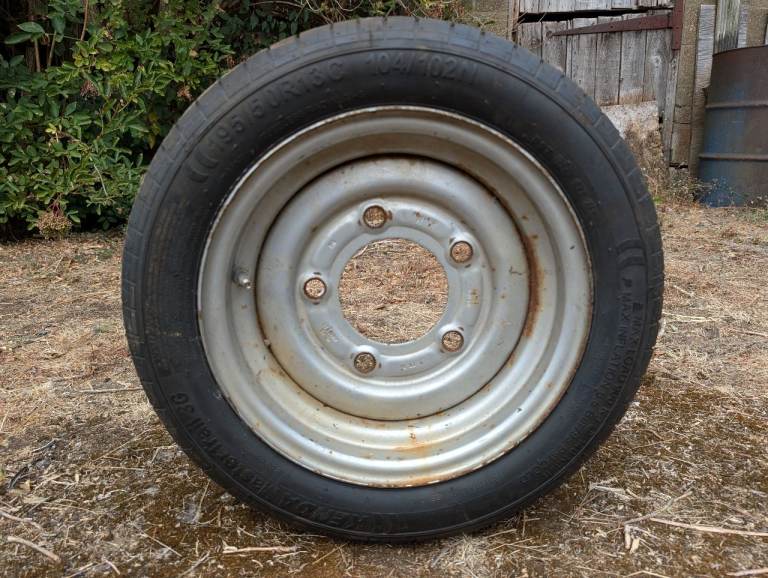 Trailer wheel and tyre suits ifor Williams etc