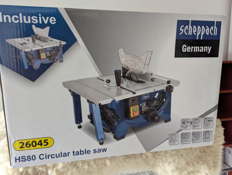 Scheppach HS80 circular table saw
