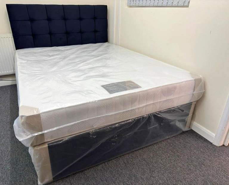 Small Double & Double Divan Bed Set / Storage Options / Best Price Deal ::