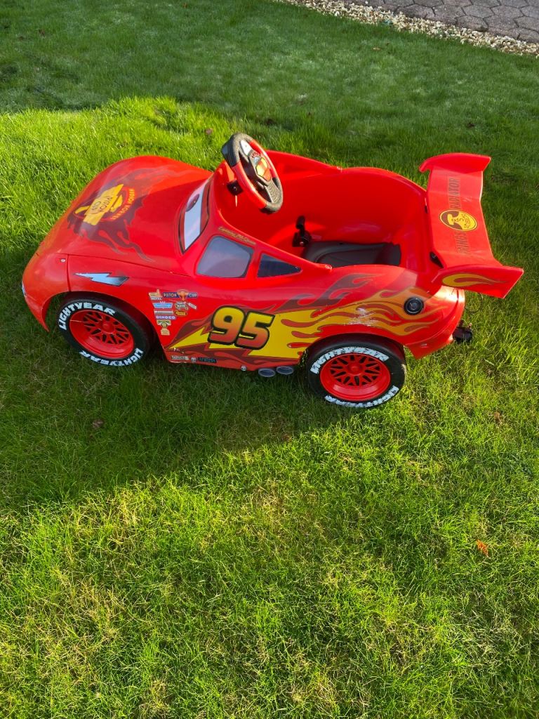 FREE Lightning McQueen ride on electric car