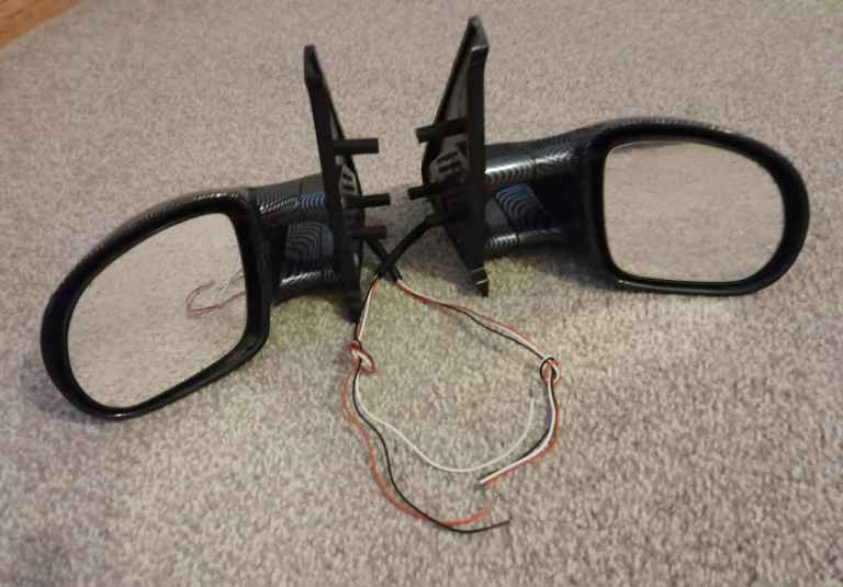 Electric carbon finish M3 style sport mirrors
