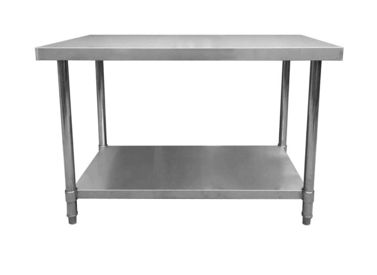 Commercial stainless table 1.20 cms  top quality table kitchen prep table cafe shop restaurant 
