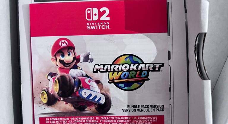 MARIO KART WORLD SWITCH 2 DIGITAL GAME DOWNLOAD CODE 