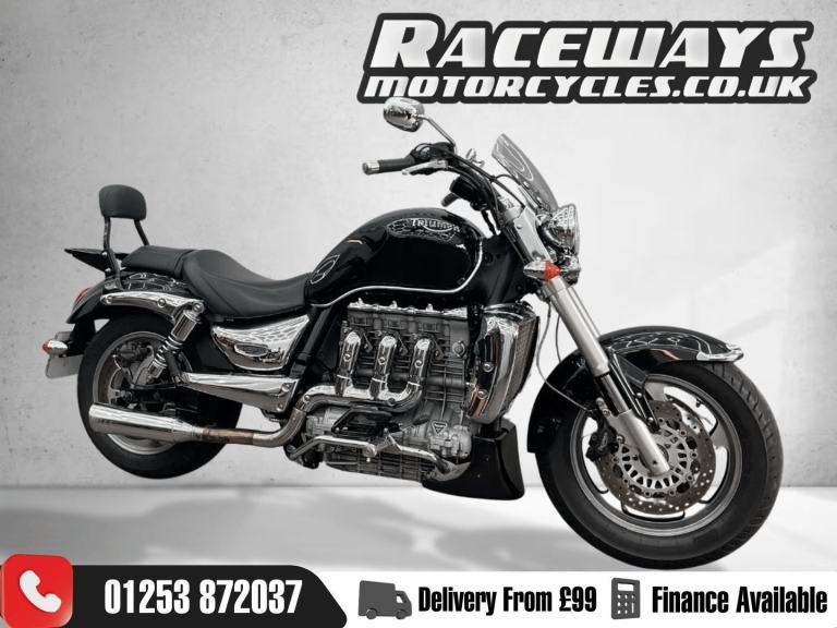 TRIUMPH ROCKET 3 BLACK 2005 55 REG, 27,780 MILES, 2294CC Used Motorcycle