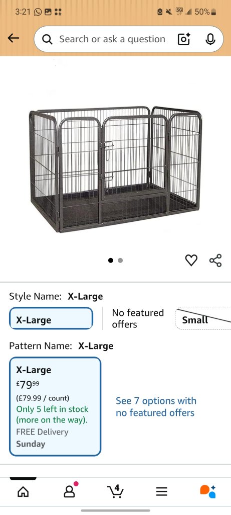 Dog crate like new