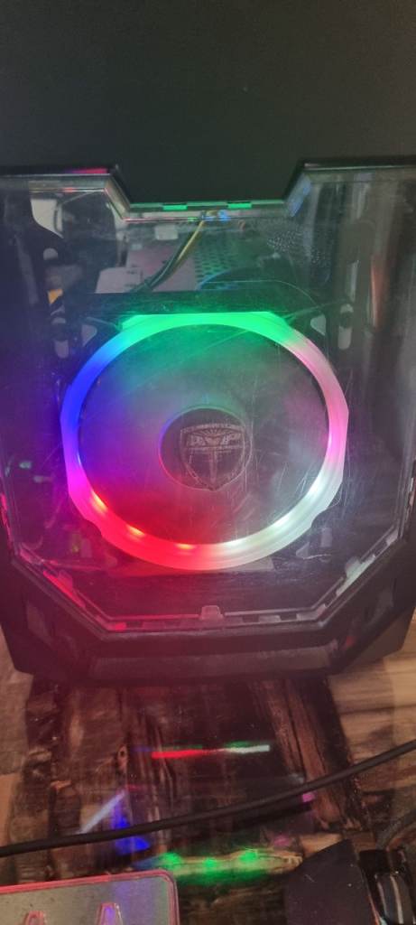 120mm PC cooling fan RGB multicolour light