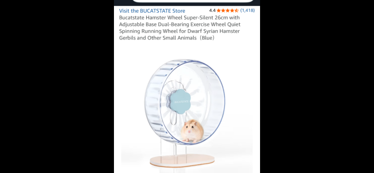 Large Silent hamster wheel