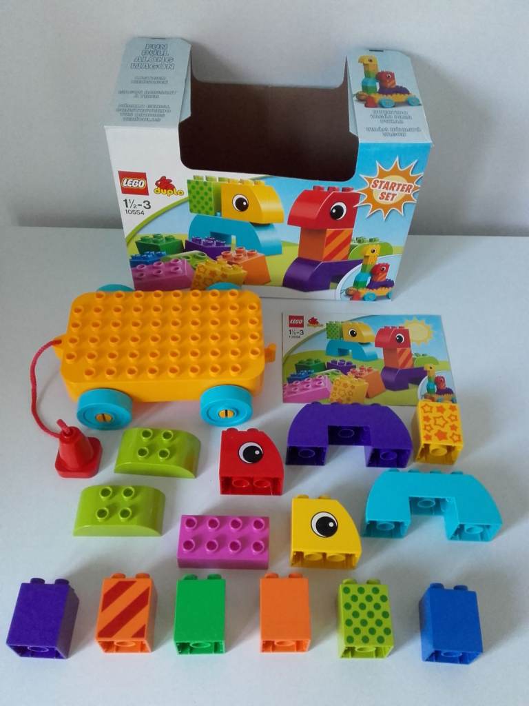 AS NEW - Lego Duplo 10554 set Toddler Build and Pull Along - boxed - 15 pieces - Age 18mths+