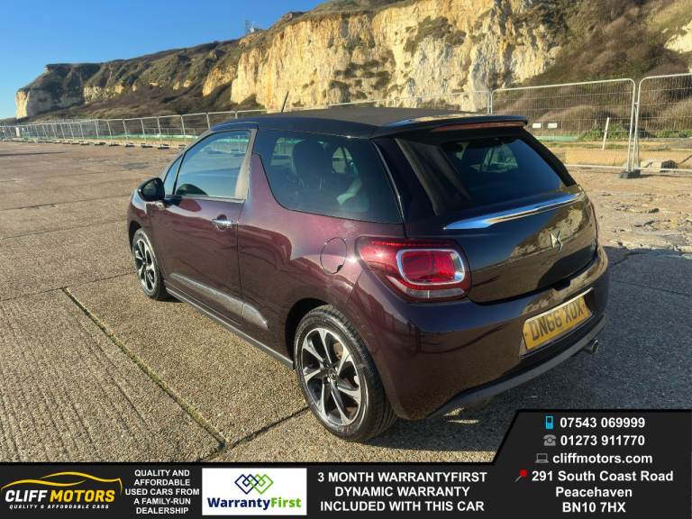 2016 DS DS3 Elegance - New Years MOT - £20 Road Tax - ULEZ Compliant - Convertible