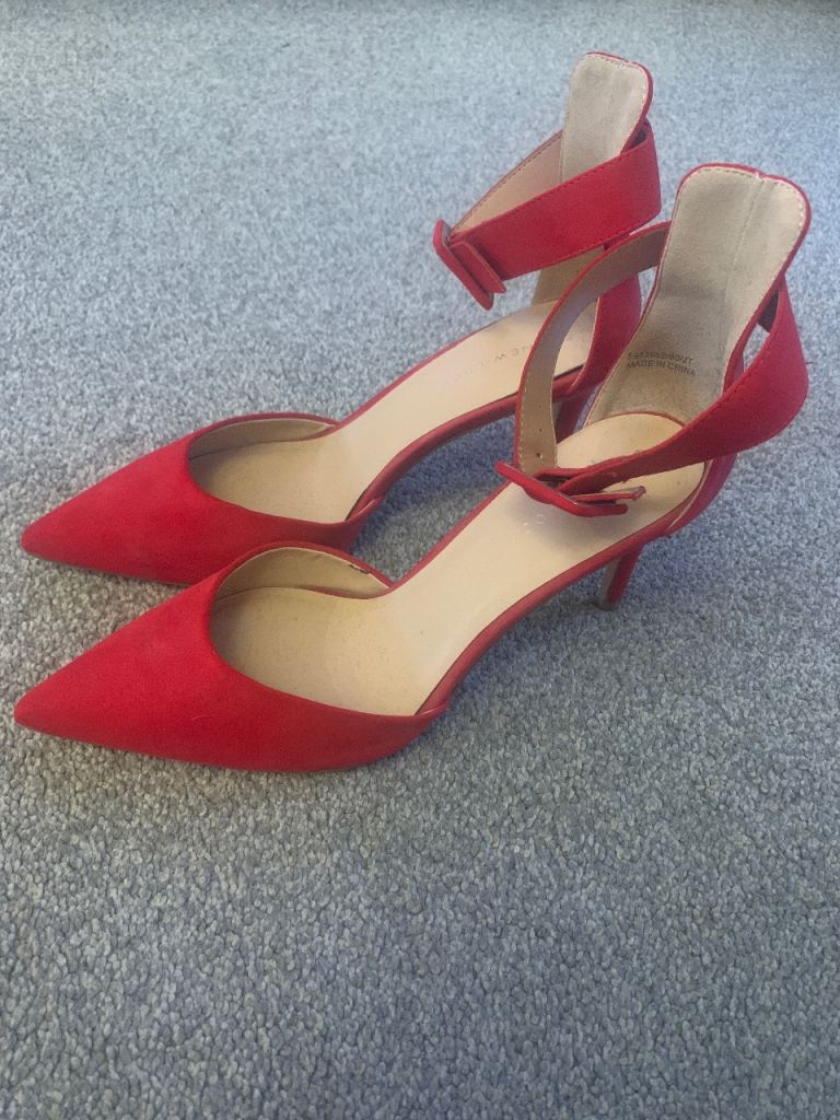 New Look red women’s shoes 