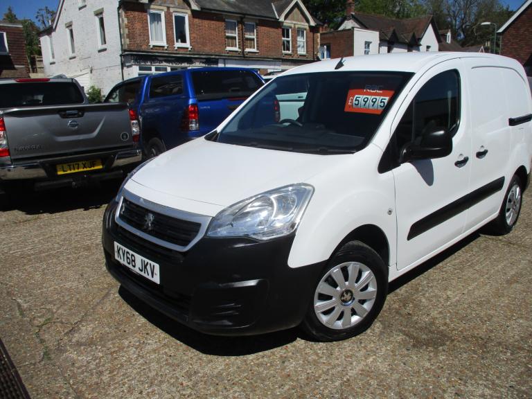 2018 Peugeot Partner 625 1.6 BlueHDi 75 Professional Van PANEL VAN Diesel Manual