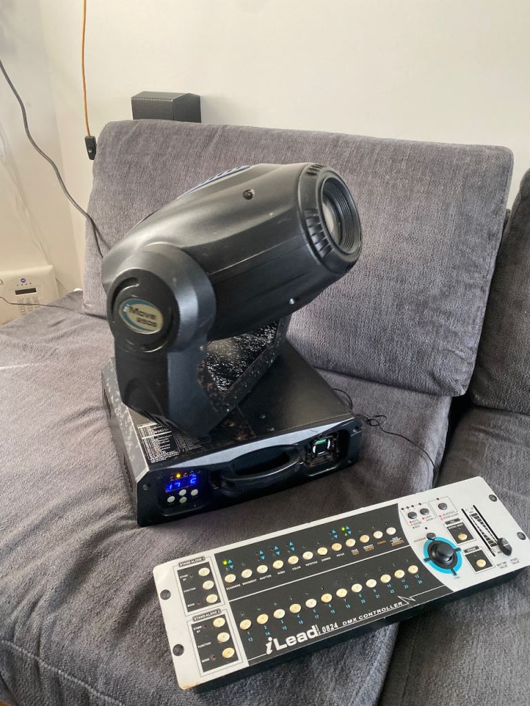 imove 2050s Automatic Moving Lighting & iLead 0824 DMX Controller deck