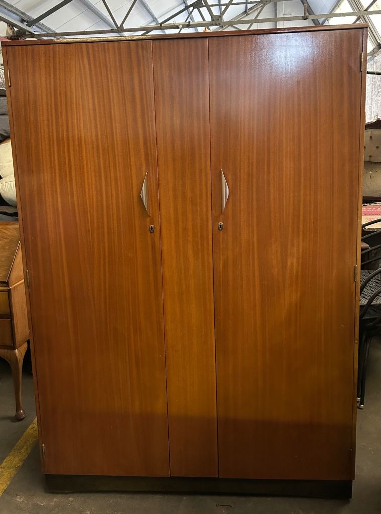 Mid Century Teak Wardrobe by Homeworthy