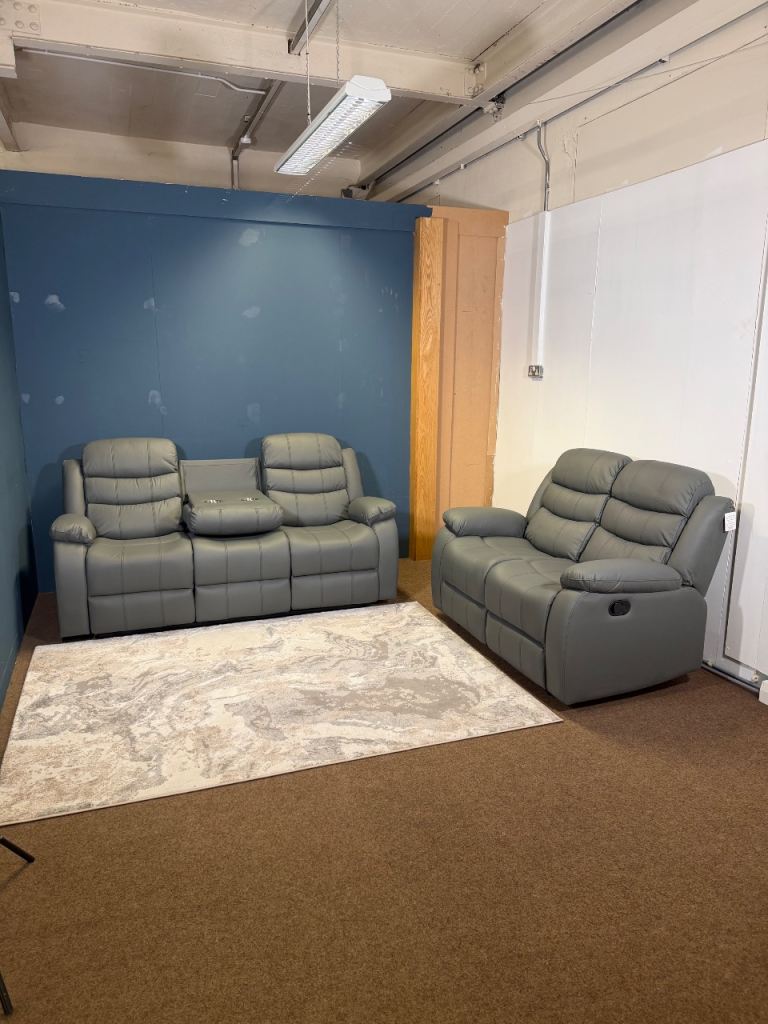 Roma Air-Leather 3 & 2 Recliner Set