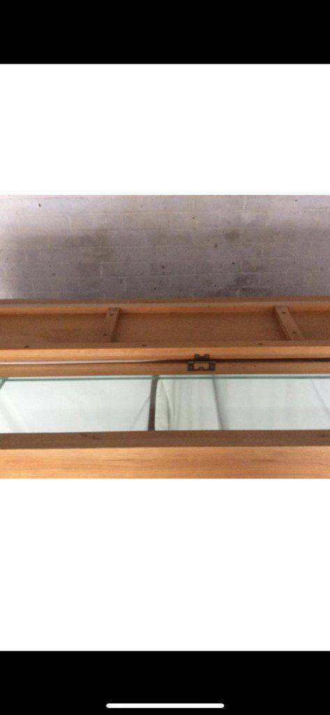 5ft Solid Oak wine rack marine tropical fish tank aquarium setup delivery🚚