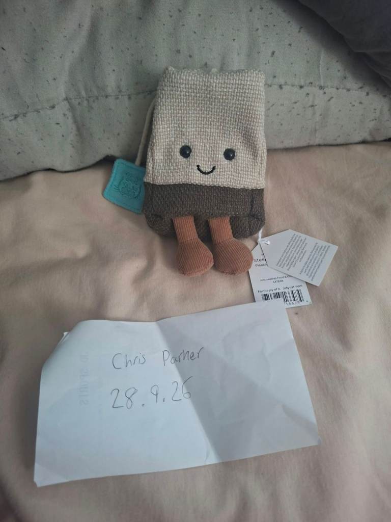 Jellycat Amuseable Tea Bag  - Brand New with Tags