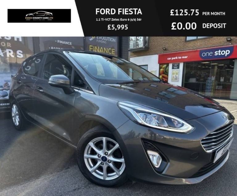 2018 Ford Fiesta 1.1 Ti-VCT Zetec Euro 6 (s/s) 5dr Hatchback Petrol Manual