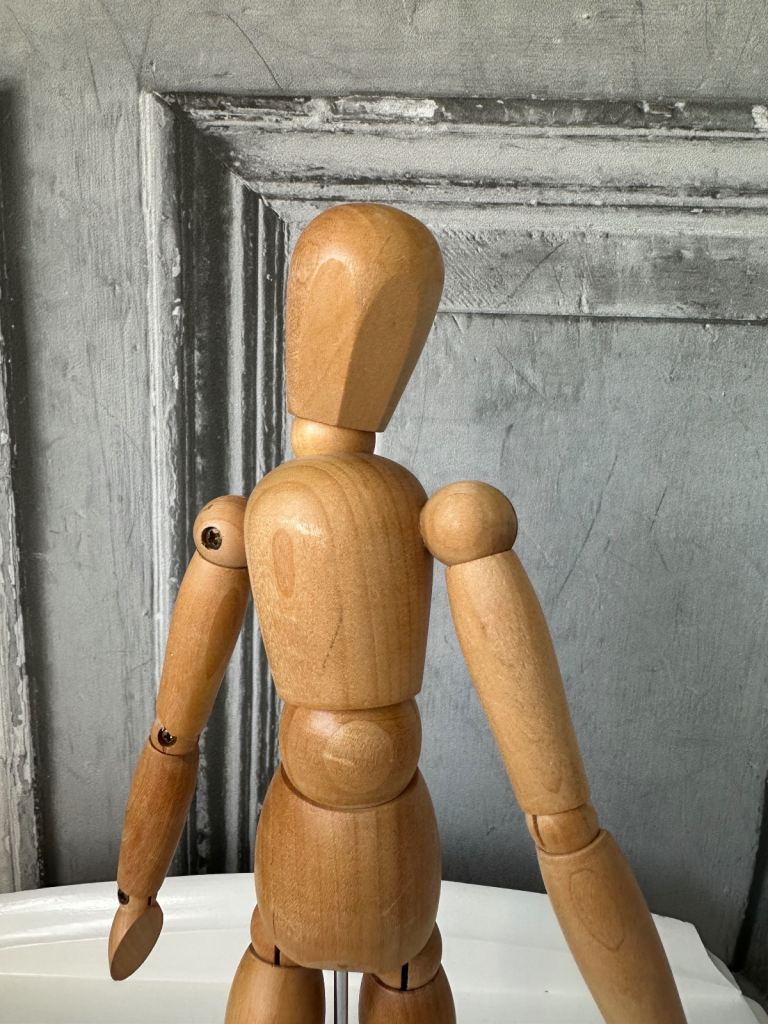 Artist wooden poseable mannequin (collect near junction 35 off M1)