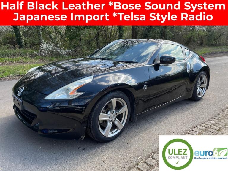 2009 Nissan 370 Z 3.7 V6 Petrol 3 Door Automatic Coupe In Black - JDM Import Coupe Petrol Automatic