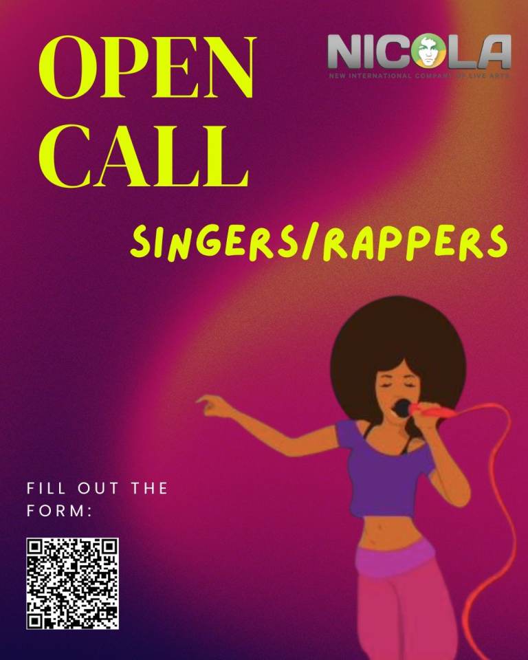 OPEN CALL FOR SINGERS/RAPPERS