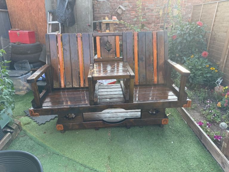 Companion bench with storage 