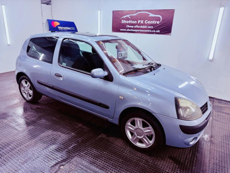 2004 04 RENAULT CLIO 1.2 16V DYNAMIQUE 3 DOOR PETROL MANUAL GREAT FIRST CAR 