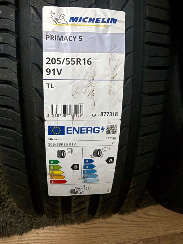 Michelin tyres 205 x 55 x brand new 