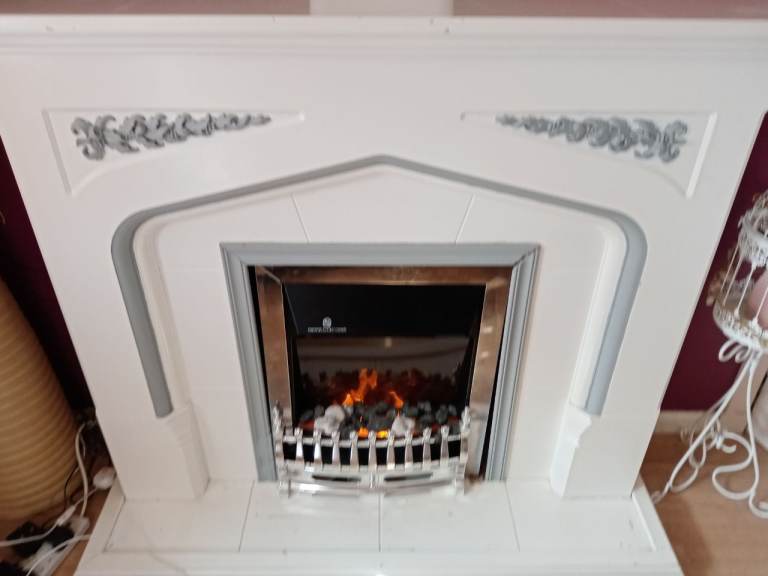Wooden Fireplace 
