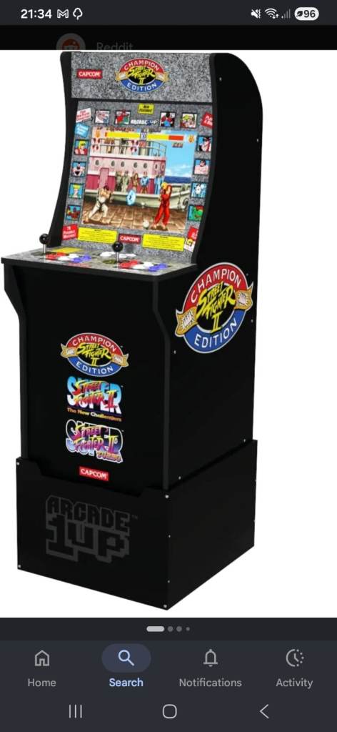 As new streetfighter limited edition arcade and riser 