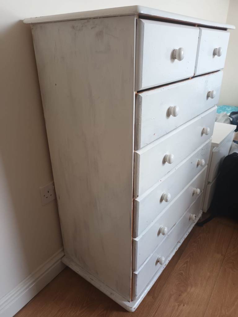 SOLD - Chest of Draws & Display Shelves