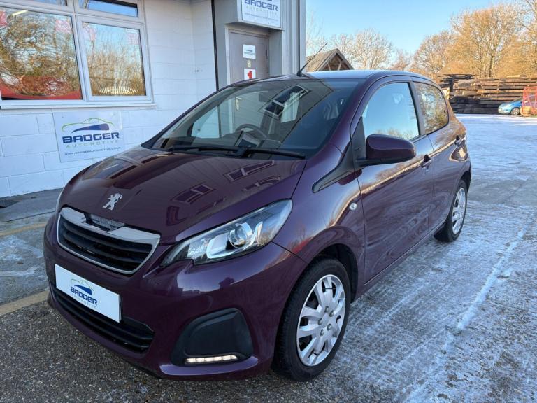 2017 Peugeot 108 1.0 Active Euro 6 5dr HATCHBACK Petrol Manual