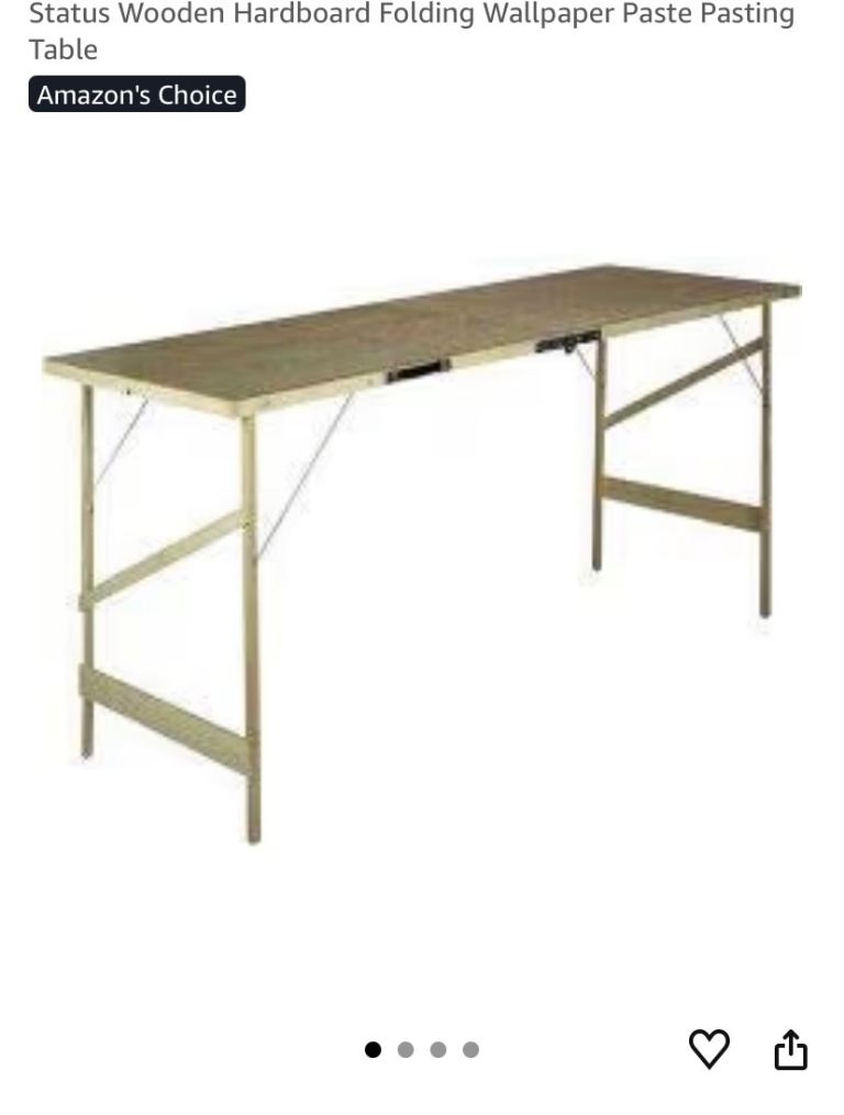 Wallpapering Table